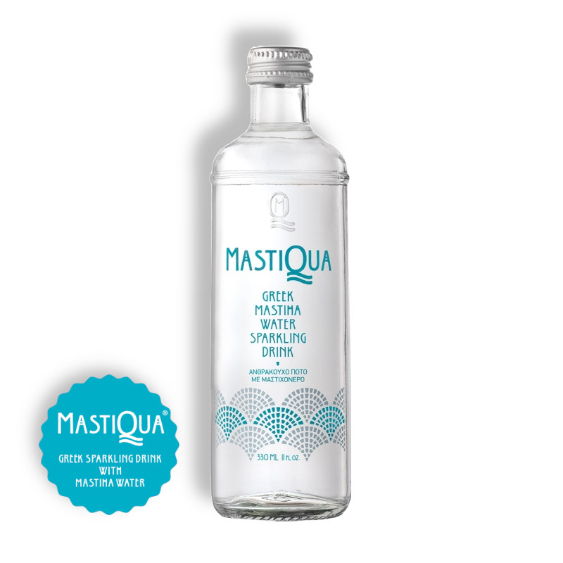 MastiQua Ανθρακούχο Νερό Κλασικό 330ml Το Mastiqua είναι ένα φυσικό ανθρακούχο νερό με βάση το μαστιχόνερο.